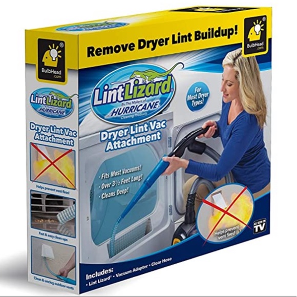 Hurricane Lint Lizard Other - Dryer Lint Removal Tool Vacuum Hose Attachment